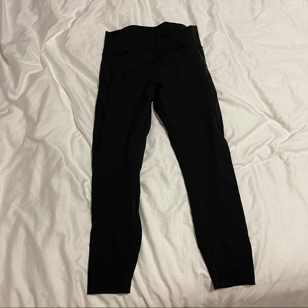 Brand new black lululemon leggings. Size 10. Never worn.